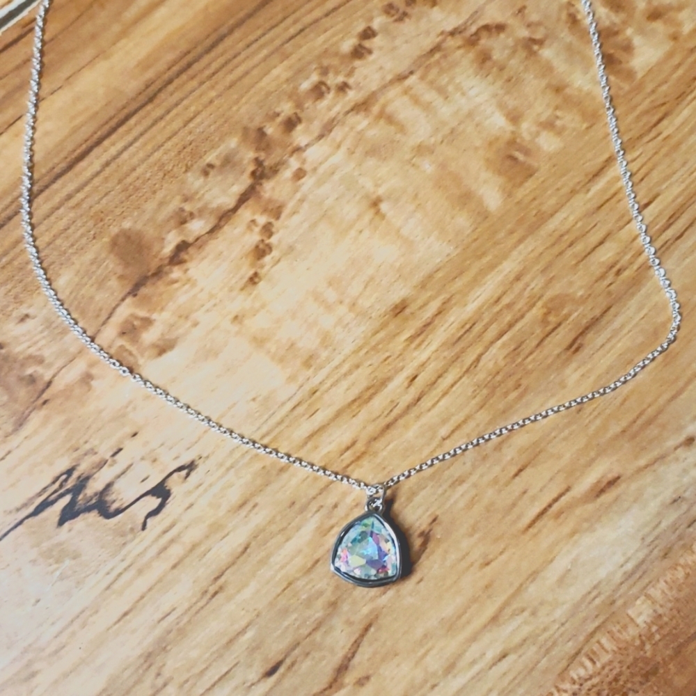 White Stone Necklace